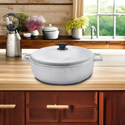 IMUSA GAU-80508 Jumbo Traditional Natural Caldero for Cooking and Serving, 18 Quart, Silver - Image 5