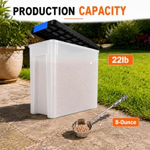 3 Sets Wood Pellet Storage Bin Kit with Scoops - Image 5