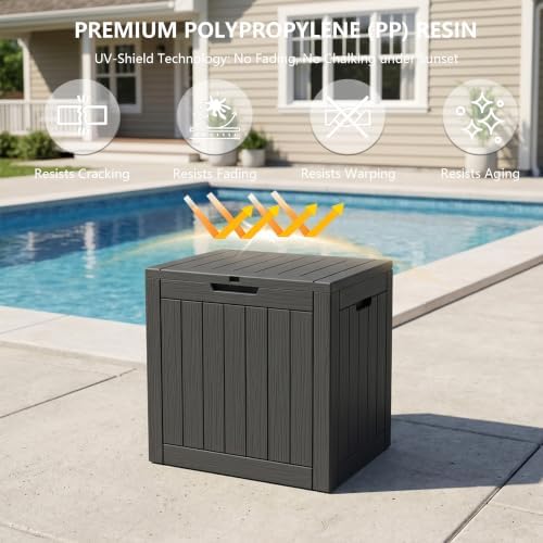 Outdoor Storage Box, 35 Gallon Waterproof Deck Box [Upgraded 3.0] - Image 5