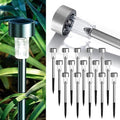 GIGALUMI 16 Pack Solar Lights Outdoor Waterproof, Stainless Steel by GIGALUMI