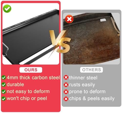 Full-Size Griddle Inserts for Nexgrill Home Depot 6 Burner Gas Grills - Image 4