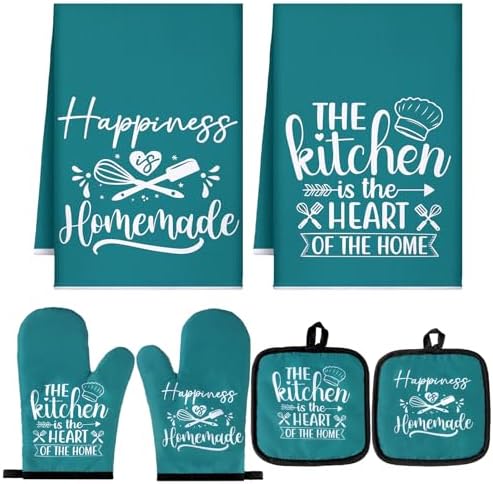 Sratte 6 Pcs Kitchen Decor Accessories Set, Kitchen, Teal by Sratte