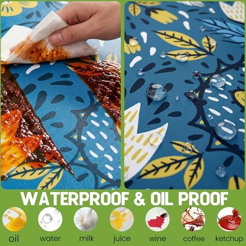 Picnic Table Cover with Bench Covers Waterproof Elastic Rectangle Tablecloth Camping Essentials Supplies Rv Car Travel Gear Must Haves Accessories Fitted Table Cloth Outdoor Road Trip Camper Gifts 6ft - Image 4