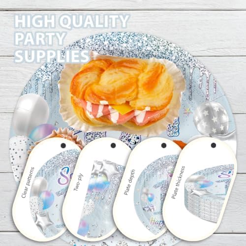 96Pcs Sweet Sixteen Birthday Party Decorations for 16th Birthday Serves 24 - Image 6