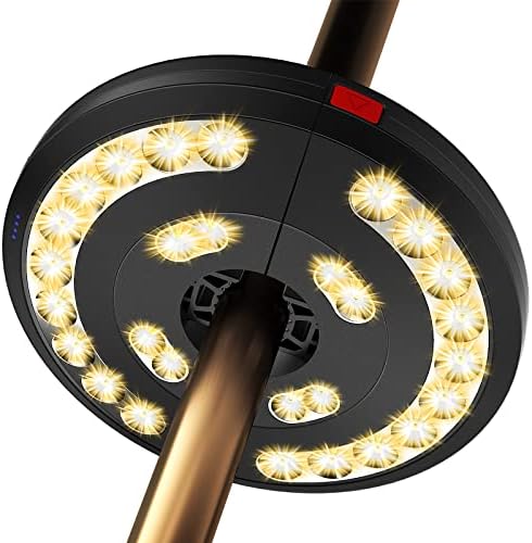 Eletorot Patio Umbrella Lights-Rechargeable Outdoor Lights for Patio Decor by Eletorot