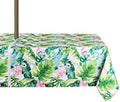 EHouseHome Outdoor Indoor 60x84 inch Rectangle Tablecloth with Umbrella Hole and Zipper, Waterproof Zippered Patio Cloths, Spring/Summer Table Covers for Backyard Circular Table/BBQs/Picnic by EHouseHome