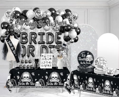 Cocomigo 258Pcs Till Death Do Us Party Bachelorette, All-in-One Decor Set - Image 3