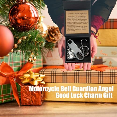 Motorcycle Bell Guardian Angel Gremlin Lucky Charm Gift For Riders - Image 2
