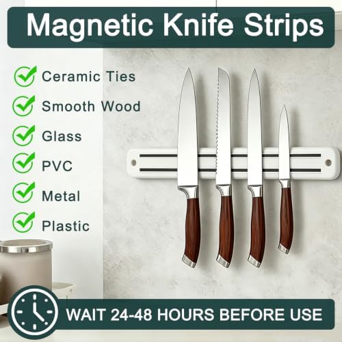 Magnetic Knife Strips Holder for Wall/Refrigerator, Magnetic tool holder - Image 4