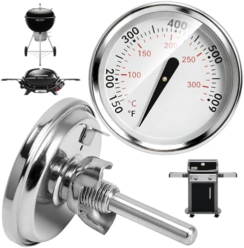 60540 Lid Temp Gauge for Weber 22" Kettle Charcoal Grill, Spirit 200/300 by DcYourHome