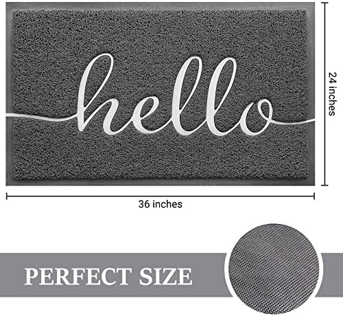 Door Mat Welcome Mat Floor Mat for Entryway, Patio, High Traffic Areas - Image 3