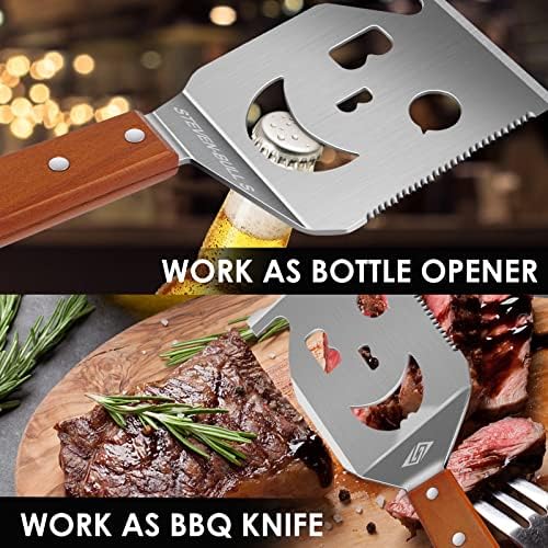 7-in-1 Grill Spatula for Outdoor Grill, BBQ Accessories, Gifts for Men, Dad - Image 4
