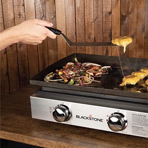 Blackstone 22" Tabletop Grill without Hood- Propane Fuelled – 22 inch Portable Gas Griddle with 2 Burners - Rear Grease Trap for Kitchen, Outdoor, Camping, Tailgating or Picnicking (1666) - Image 4