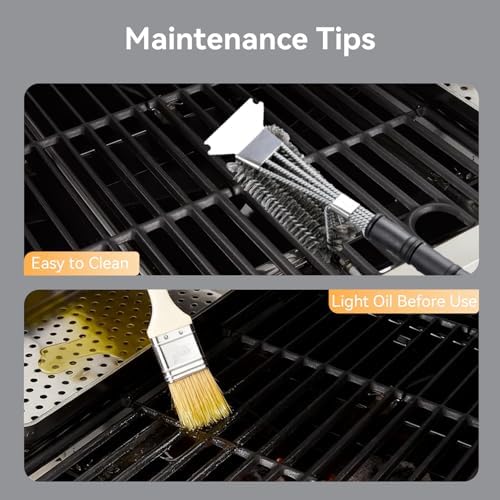 463365021 17" Grill Grates for Charbroil Performance 4 Burner 463365522 463366022 463352521 463354021 463350521 Models, Cooking Grates for Char-broil Grill Replacement Parts G426-0004-W1 G426-0005-W1 - Image 7