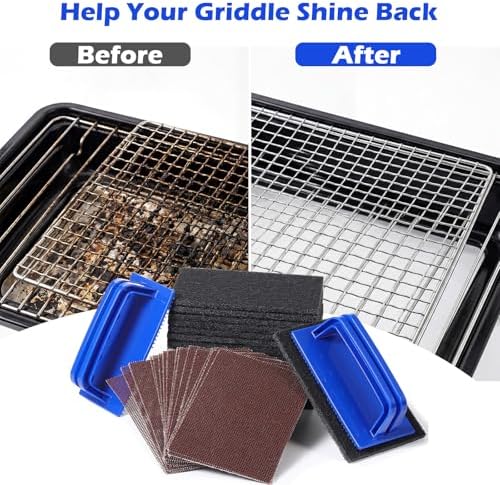 Reallnaive 31 Pcs Griddle Cleaning Kit for Flat Top Grill,Blue - Image 7