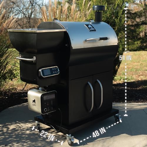 GRILLA Silverbac 2.0 Wood Pellet Grill with Wifi Controller, 692 sq in. Cooking Space, 33LB Hopper, Stainless Steel, For Grilling, Smoking, and Outdoor Cooking - Image 3