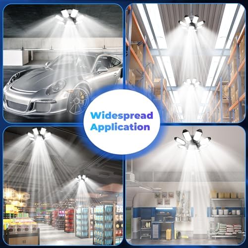 Garage Lights - 2Pack Ultra Bright Garage Lights Ceiling Led 6500K - Image 6