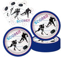 40pcs Ice Hockey Birthday Party Supplies Hockey Plates and Napkins for Kids' Birthday Hockey Fans Sports Games Themed Party Decoration.Suitable for 20 Guests. by UkralMagic