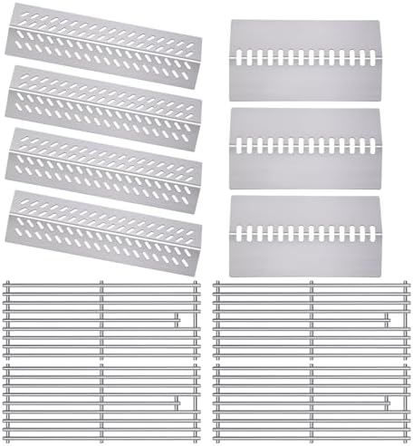 16GA Grill Heat Plates 9MM 16517 Grill Grates for 16631 16520 Bull Grill Replacement Parts, BBQ Bull Angus 4 Burner 47628 47629, Bull Outlaw 26038 26039, Steer Premium 69008, Lonestar 87049 - Image 2