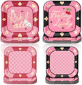 Pickmesh 100 Pcs Lucky in Love Casino Theme Bachelorette Paper Plates by Pickmesh