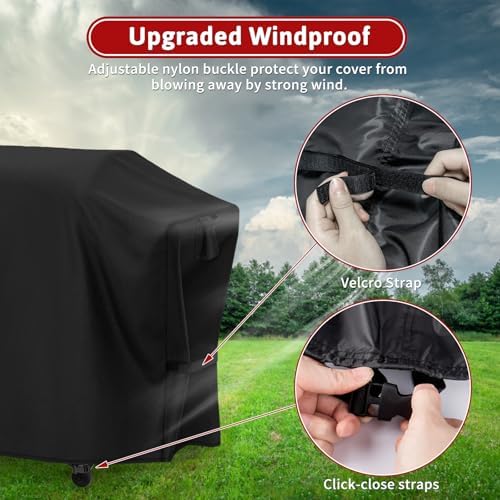 Grill Cover for Blackstone 22" XL Griddle Pellet Grill Combo - Image 4
