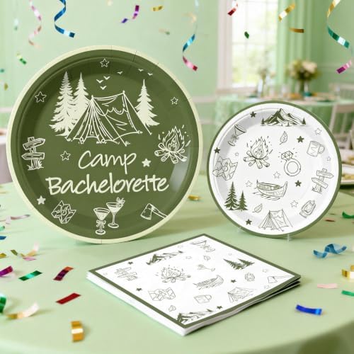 Cocomigo Camp Bachelorette Decorations, All-in-One Party Set Serves 25 - Image 5