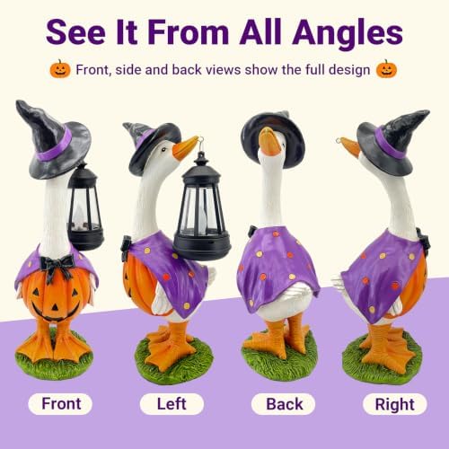 Halloween Decorations Solar Garden Outdoor Statues Goose - Image 3