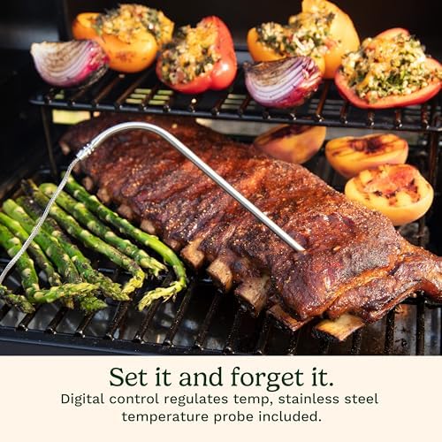 Cuisinart 8-in-1 Portable Wood Pellet Grill and Smoker, Compact for RV, Tailgates, Camping, and Backyard Cooking, Smoky Flavor, Versatile Meat Smoker - Image 5