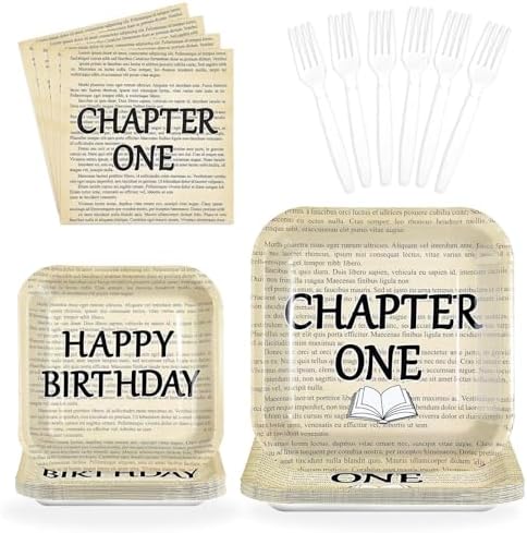 96 Pcs Chapter One Party Decorations for Boys Girls, Serves 24 by Greencian
