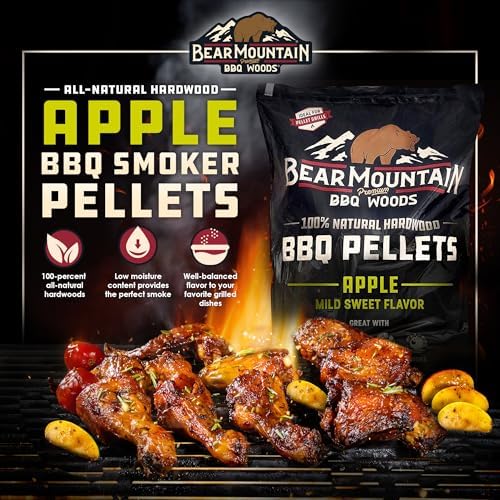 Bear Mountain All Natural Wood Pellets for Smoker, Grill & BBQ, 20 Lbs - Image 2