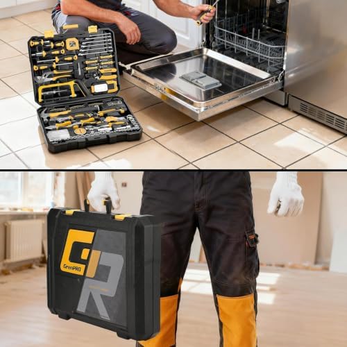 GRENPRO 218PCS Basic Auto Hand Tool Set Household Repair Tool Box Kit - Image 6