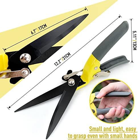 Upgraded Grass Shears, Hand Grass Clippers, Grass Trimming Shears for Garden, Lawn Edges - Image 7