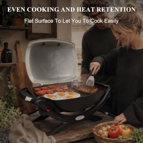 QuliMetal Cast Iron Griddle for Weber Q100, Q120, Q1000 and Q1200 - Image 5
