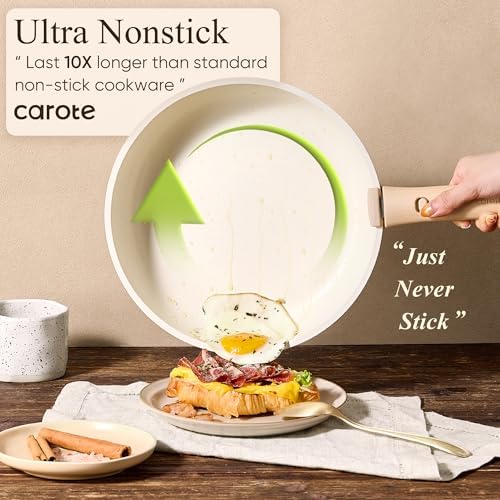 CAROTE 26pcs Pots and Pans Set Non Stick, Cookware Set Detachable Handle - Image 4