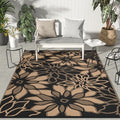 GENIMO Outdoor Rug, Waterproof Plastic Rugs for Patio, 5'x8' Brown by GENIMO