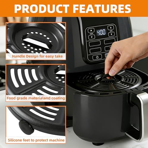 4 QT Air Fryer Replacement Tray for Ninja Air Fryer AF101 AF161 Max XL - Image 4