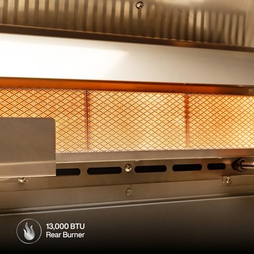 SPIRE 36" Built-in 6 Burner Dual Fuel Grill, All 304 Stainless Steel Body - Image 6