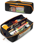 Marscamd 22” Grill Tool Storage Bag with Dual Inner Compartments, Black by Marscamd