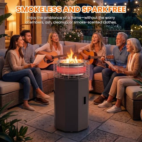   DoCred 34.8" H Outdoor Patio Heater - Image 6