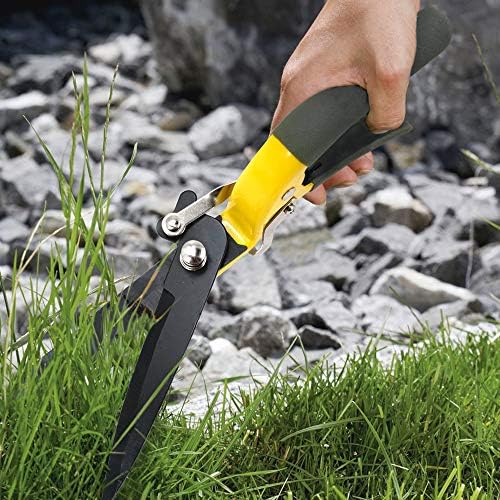 JARDINEER Sharp Grass Shears, Grass Clippers Handheld, Manual Grass Cutter Edging Shears for Lawn Garden - Image 5