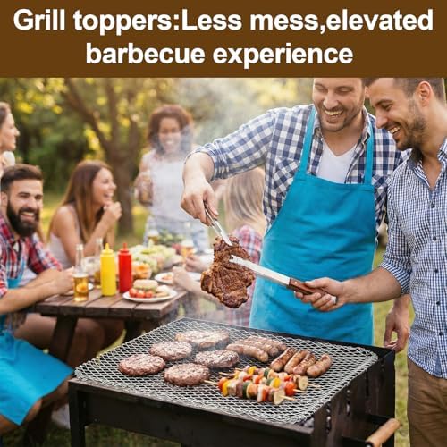 10 Pack Disposable Grill Topper, 16x12 Inch BBQ Grills Mat - Image 6