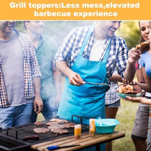 Grill Topper Set of 20,16x12 Disposable Grill Topper,Non-Stick Aluminum Grilling Mats for Outdoor, Easy to Clean Disposable Liners for Outdoor Smoker - Image 6