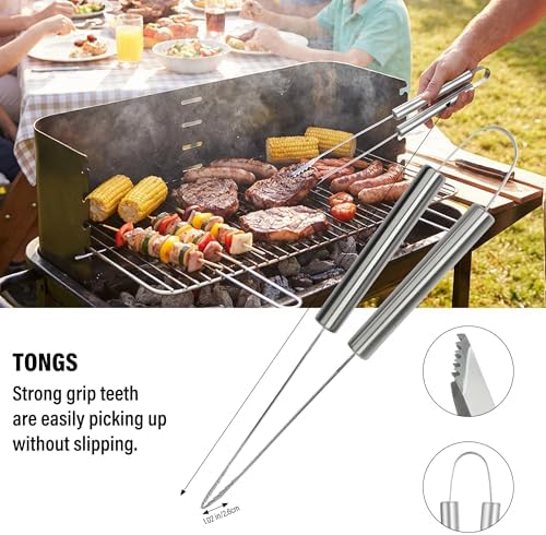 Grill Set, Grill Tools for Outdoor Grill Utensils Set BBQ Accessories - Image 5