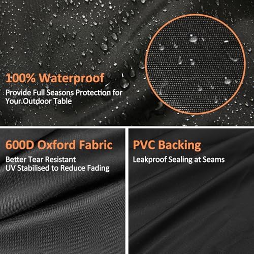 Grill Cover for Weber Q100 Q120 Q1000 Q1200 Q220 Q2000 Q2200 Q2400 Series - Image 6