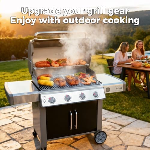 QuliMetal Grill Warming Rack for Weber GS4 Genesis II 400 Series Grills - Image 6
