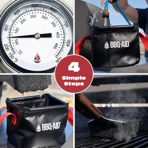 Bristle Free Grill Brush Cleaner and Scraper for Barbecue, Replaceable Head - Image 5