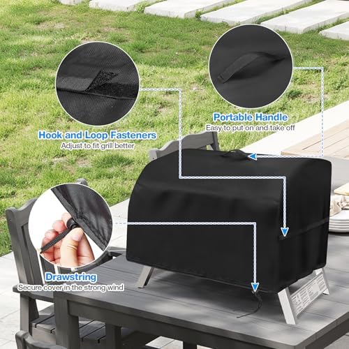 Grill Cover for Lifemaster 2 Burner Portable Table Top Grill - Image 3