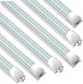 SHOPLED (6 Pack) 4FT LED Shop Light, 50W D-Shape 7500LM Super Bright, 6000K by SHOPLED