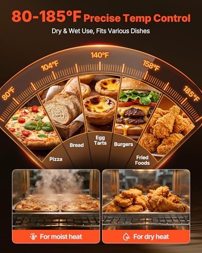 VEVOR Commercial Electric Food Warmer 5 Tier Transparent Single-Door - Image 5