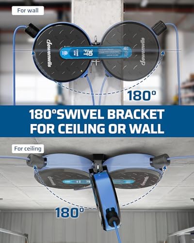 DEWENWILS Ceiling/Wall Mount Retractable Extension Cord Reel with 30FT Cord - Image 4